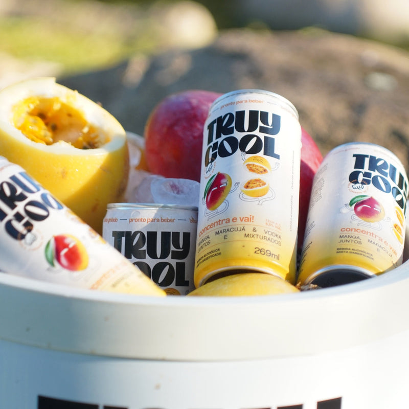 Truy Cool concentra e vai! manga maracujá & vodka juntos e mixturados
